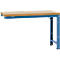 Banco de trabajo de ampliación Manuflex Profi Standard, tablero multiplex, 1500 x 700 mm, azul brillante