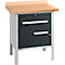 Banco de trabajo tipo caja Schäfer Shop Select PWi 75-0, tablero multiplex de haya, hasta 750 kg, An 750 x Pr 700 x Al 840 mm
