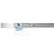 Bande murale profilée, inox, 1 m