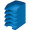 Bandeja para documentos LEITZ® estándar 5227, plástico, 5 unidades, azul