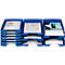 Bandeja para documentos LEITZ® Jumbo 5233, DIN A4, 4 unidades, azul