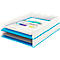 Bandeja para documentos LEITZ® WOW Duo Color, DIN A4, blanco/azul