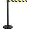 Bandstang GLA45, incl. bodemplaat 320 mm &amp; bandcassette 2,3 m verlenging, H 955 mm, metaal, zwart, band zwart-geel