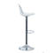 Barhocker Paperflow Bobba, PP-Sitz mit Sitzkissen, höhenverst., 360° drehbar, H 590-710 mm, weiss, 2er-Set