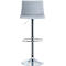 Barhocker Paperflow Sacramento, PP-Sitz, höhenverstellbar, 360° drehbar, H 590-815 mm, grau, 2er-Set