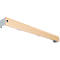 Barre de crochets pour système de bancs de vestiaire, 1015 mm de long, bois, gris clair