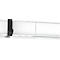 Barre de serrage multifonctionnelle MAULpro, y compris 2 crochets multifonctionnels, pour blocs de flipchart à partir de 11 mm de perforation, L 42 x P 15 x L 1000 mm, aluminium