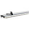 Barre de serrage multifonctionnelle MAULpro, y compris 2 crochets multifonctionnels, pour blocs de flipchart à partir de 11 mm de perforation, L 42 x P 15 x L 500 mm, aluminium