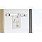 Barre de serrage multifonctionnelle MAULpro, y compris 2 crochets multifonctionnels, pour blocs de flipchart à partir de 11 mm de perforation, L 42 x P 15 x L 500 mm, aluminium