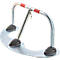 Barrière de parking repliable Mottez - L 1020 x H 460 mm - serrure à cylindre - acier