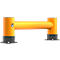Barrière de sécurité individuelle Ampere Rack-Mammut®, plastique, L 1200 x H 400 mm, jaune trafic