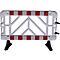 Barrières de sécurité lot de 2, 1000 x 1500 mm, blanc-rouge