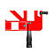 Barrières de sécurité lot de 2, 1000 x 1500 mm, rouge-blanc