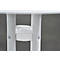 Bartafel Quickstep - Ø 850 x H 1100 mm - bestand tegen desinfecteren - antraciet - met parasolopening