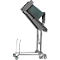 Basculeur élevateur mobile de poubelles MKS-H, pompe manuelle, gris RAL 7005
