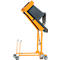 Basculeur élevateur mobile de poubelles MKS-H, pompe manuelle, orange RAL 2000