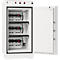 Batterietresor Phoenix COMMANDER BS1943K, Volumen 199 l, EN 14470-1, 2 Fachböden, Zylinderschloss, 690 x T 711 x H 1384 mm, Stahl, signalweiss RAL 9003