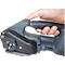 Batterij-omsnoeringsgereedschap BW-04, voor PP &amp; PET kunststofband met B 12-16 mm &amp; dikte 0,5-1,05 mm, trekkracht 500-2500 N, 3 standen, zwart