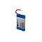 Batterij Safescan LB-205, voor geldweegschaal 6165 & 6185, werkt tot 30 uur lang, herlaadbaar, blauw-grijs