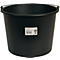 Baueimer GRIPLINE, 12 l, Kunststoff, Liter-Skala, schwarz