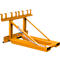 Bauer afvalverzamelaar MH-II, met rubberen aanslag, voor 2x 80- tot 360-L-MGB en 1x 1100-L-MGB, L 1030 x B 1070H 680 mm, gelakt, geel-oranje RAL 2000