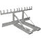 Bauer afvalverzamelaar MH-III, met rubberen aanslag, voor 3x 80- tot 360-L-MGB, L 1030 x B 1595 x H 680 mm, gelakt, muisgrijs RAL 7005