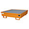 BAUER AM-4/A opvangbak, met rooster, staal, 245 l, B 1200 x D 1200 x H 335 mm, diverse afmetingen Kleuren