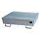 BAUER AM-4/A opvangbak, met rooster, staal, 245 l, B 1200 x D 1200 x H 335 mm, verzinkt