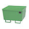 BAUER AO-1 opvangbak, staal, 229 l, B 800 x D 800 x H 545 mm, groen