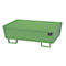 BAUER AO-2 opvangbak, staal, 246 l, B 1200 x D 800 x H 415 mm, groen