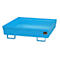 BAUER AO-4/A opvangbak, staal, 280 l, B 1200 x D 1200 x H 335 mm, blauw
