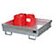 BAUER AO-4/A opvangbak, staal, 280 l, B 1200 x D 1200 x H 335 mm, gegalvaniseerd