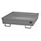 BAUER AO-4/A opvangbak, staal, 280 l, B 1200 x D 1200 x H 335 mm, grijs