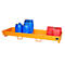 BAUER AO-4/B opvangbak, staal, 280 l, B 2400 x D 800 x H 285 mm, diverse afmetingen Kleuren