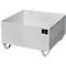Bauer Auffangwanne VAW-1, L 800 B x 800 x H 465 mm, bis 210 l, Edelstahl, unterfahrbar