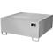 Bauer Auffangwanne VAW-1000, L 1460 x B x 1460 x H 620 mm, bis 1000 l, Edelstahl, unterfahrbar