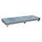 BAUER AW-4/B/PE opvangbak met rooster, 218 l, B 2415 x D 815 x H 255 mm, grijs