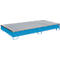 Bauer Bac de rayonnage RW-GR 2700-2 PE, avec insert PE, avec caillebotis, L 2665 x l 1315 x H 305 mm, bleu clair RAL 5012