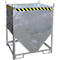 Bauer Bac de silo SGS 100, avec fermeture à glissière, L 1000 x l 1200 x H 1495 mm, 1 m³, jusqu'à 1500 kg, acier galvanisé à chaud
