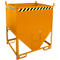 Bauer Bac de silo SGS 100, avec fermeture à glissière, L 1000 x l 1200 x H 1495 mm, 1 m³, jusqu'à 1500 kg, acier, jaune orangé