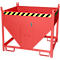 Bauer Bac de silo SGS 50, avec fermeture à curseur, L 1000 x l 1200 x H 1025 mm, 0,5 m³, jusqu'à 750 kg, acier, rouge feu