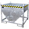Bauer Bac de silo SGS 50, avec fermeture à curseur, L 1000 x l 1200 x H 1025 mm, 0,5 m³, jusqu'à 750 kg, tôle d'acier, galvanisé à chaud