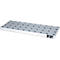 Bauer Bac pour petits récipients KGW 1/M V4A, avec grille en tôle perforée, L 940 x l 370 x H 60 mm, 20 L, 150 kg, inox 1.4571, argent