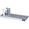 Bauer Bac pour petits récipients KGW 1/M V4A, avec grille en tôle perforée, L 940 x l 370 x H 60 mm, 20 L, 150 kg, inox 1.4571, argent