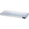 Bauer Bac pour petits récipients KGW 1 V4A, sans grille perforée, L 940 x l 370 x H 60 mm, 20 L, 150 kg, inox 1.4571, argent