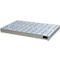 Bauer Bac pour petits récipients KGW-P 4/M V4A, pour palettes Euro et palettes chimie, inox, L 1200 x l 600 x H 120 mm, jusqu'à 200 kg, avec grille en tôle perforée