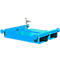 Bauer Big Bag Traverse TBB-E, for forklift, L 650 x W 610 x H 145 mm, up to 1000 kg, steel, light blue
