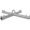Bauer Big Bag Traverse TBB, voor kraan, L 1100 x B 1100 x H 215 mm, tot 2000 kg, stalen buis, muisgrijs