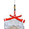 Bauer Big Bag Traverse TBB, voor kraan, L 1100 x B 1100 x H 215 mm, tot 2000 kg, stalen buis, vuurrood