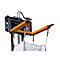 Bauer Big Bag Traverse TBB-W, for forklift, L 900 x W 945 x H 365 mm, up to 1250 kg, steel, yellow-orange